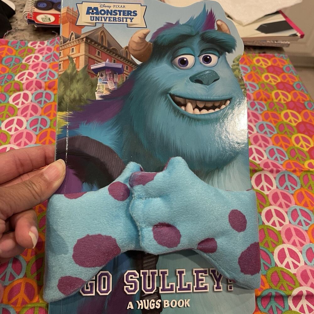 Go Sulley! A Hug Book by Disney Pixar Staff (2013, Children's Board Books)